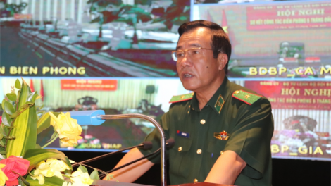 Sơ kết bh’rợ Biên phòng 6 c’xêê tợơp c’moo 2021