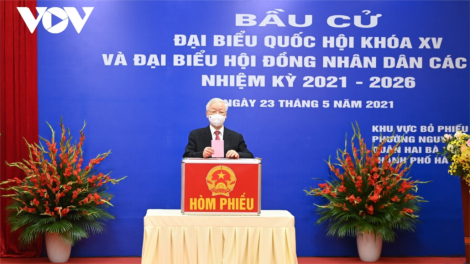 Ơy vêy 98,43% pazêng đợ đha nuôr lướt bầu cử