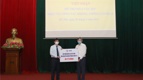 Tập đoàn Điện lực k’tiêc k’ruung Việt Nam ( EVN) zooi đoọng Quỹ Vaccine cha groong Covid-19 30 tỷ đồng