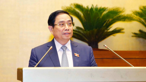 Thủ tướng p’căh cơ cấu Chính phủ khoá 15, zư đớc cơnh ty đanh 18 bộ lâng 4 cơ quan ma mơ lâng bộ