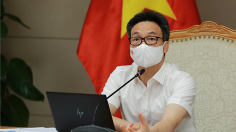 Phó Thủ tướng Vũ Đức Đam k’đhơợng xay pr’họp ooy bh’rợ đươi lêy vaccine Covid-19