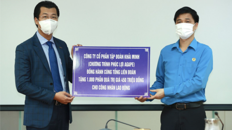 Tổng Liên đoàn Lao động Việt Nam đớp 1000 hun pr’hêl zooi ma nuyh pa bhrợ crêê rau căh liêm tu pr’luh Covid-19