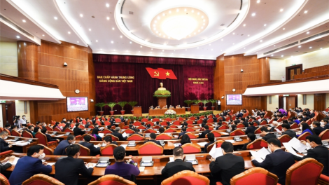 Thông cáo báo chí ooy t’ngay bhrợ bhiệc g’luh 3 âng Hội nghị Trung ương khoá XIII