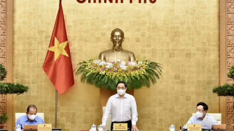 Thủ tướng k’đhơợng xay pr’họp Chính phủ c’xêê 4 c’moo 2021