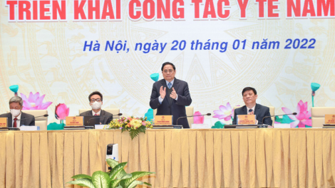 Thủ tướng Phạm Minh Chính pấh Hội nghị xay bhrợ bh’rợ y tế c’moo 2022