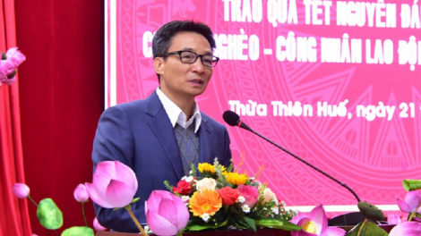 Phó Thủ tướng Vũ Đức Đam đoọng pr’hêl Tết đhị tỉnh Thừa Thiên Huế