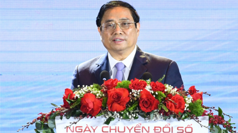 Thủ tướng Chính phủ Phạm Minh Chính pâh t’ngay xăl zập bha ar bha tơ chô ooy bha ar điện tử âng k’tiếc k’ruung 2022