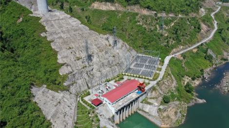 Thủy điện Sông Bung 4 pa ang điện k’nặ 125 ức kWh coh quý I c’moo 2022