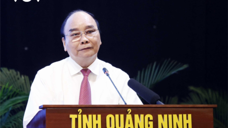 Chủ tịch nước Nguyễn Xuân Phúc k’đhơợng lêy Hội nghị chroi k’rong boóp p’rá Dự thảo Đề án bhrợ pa dưr Nhà nước pháp quyền XHCN