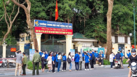 Ra diu đâu, thí sinh prang k’tiếc k’ruung pâh thi môn  tr’nơợp âng g’luh thi tốt nghiệp THPT k’tiếc k’ruung 2022