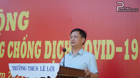 Chr’hoong A Lưới bhrợ bhiệc k’đươi chiến dịch tiêm vắc xin cha groong Covid-19