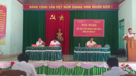 Đhanuôr chr’hoong Nam Giang k’đươi moon Quốc hội năc k’rang chính sách đoọng ha y tế da ding ca coong