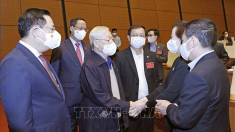 Tổng Bí thư Nguyễn Phú Trọng pấh hội nghị đại biểu Quốc hội chuyên trách