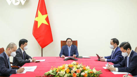 Thủ tướng Phạm Minh Chính haanh deh Tết ty đanh âng Lào lâng âng Campuchia