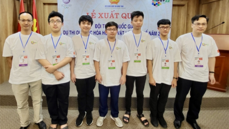 Việt Nam bơơn 3 Huy chương Vàng Olympic Vật lý quốc tế