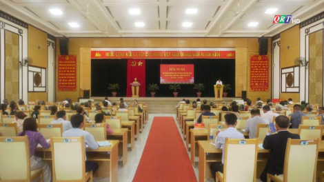 Chr’hoong Nam Giang, tỉnh Quảng Nam: Bhrợ têng hội nghị lum măt, hơnh deh ma nưih vêy c’rơ g’lêêh tr’haanh liêm choom