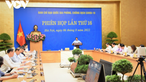 Thủ tướng Phạm Minh Chính k’đhơợng pr’họp g’luh 16 Ban k’đhơợng xay k’tiếc k’ruung đăh cha groong pr’luh Covid-19