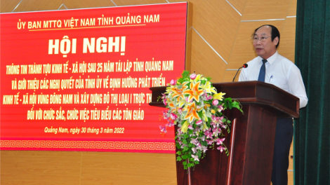 Quảng Nam: Xay moon bh’nơơn tr’mông tr’meh-pr’ặt tr’nợt tơợ lâh 25 c’moo bhrợ t’vaih cớ tỉnh tước chức sắc, chức việc tôn giáo