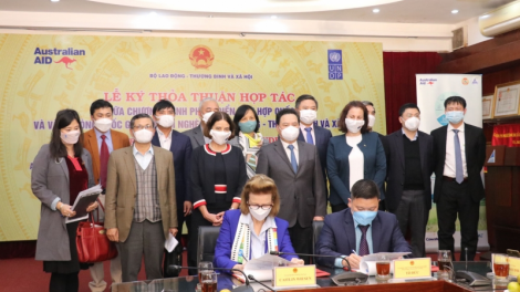Gr’hoọt pa zưm bhrợ têng đăh pa xiêr đha rựt bhlưa UNDP lâng Bộ Lao động-Thương binh lâng Xã hội