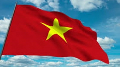 Hát Quốc ca bêl k’nặ lướt ta bơơn a chông axiu đhị zr’lụ ta bơơn a chông axiu Hoàng Sa