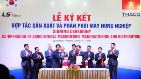 Ký kết đh’rứah bhrợ têng lâng pác pa câl máy nông nghiệp