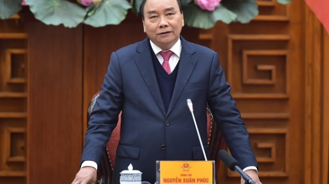 Thủ tướng Nguyễn Xuân Phúc k’đhơợng xay pr’họp Thường trực Chính phủ ooy Vắc-xin Covid-19