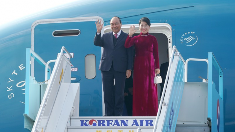 Khua dêh ]ar ta ơi Nguyễn Xuân Phúc pơ phun jơlan hơdră pơhmư\ mông Jơnum gưl dlông ASEAN-Hàn Quốc