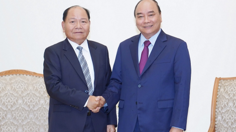 Khua dêh ]ar ơi Nguyễn Xuân Phúc tu\ jum Khua ding jum bruă ]ar dêh ]ar Lao