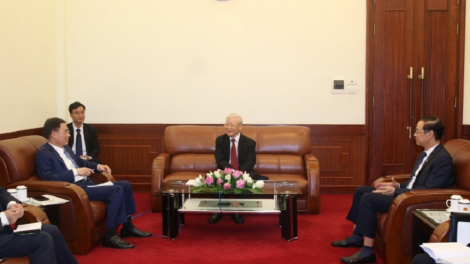 Khua git gai ping gah ơi Nguyễn Phú Trọng bơkơtuai hăng Khua ping gah CPP, Khua dêh čar Kur