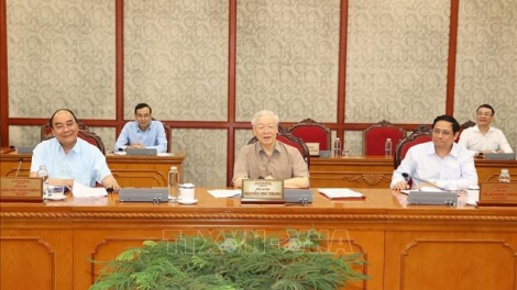 Khua git gai Ping gah dêh čar ta ơi Nguyễn Phú Trọng git gai jơnum Ding jum kơđi čar, Grŭp git gai Ping gah