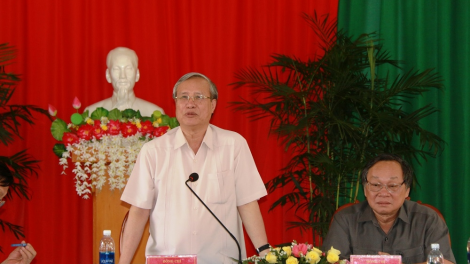Thường trực Ban Bí thư lơh broă mờ xã Dăk Săk (Dăk Nông)