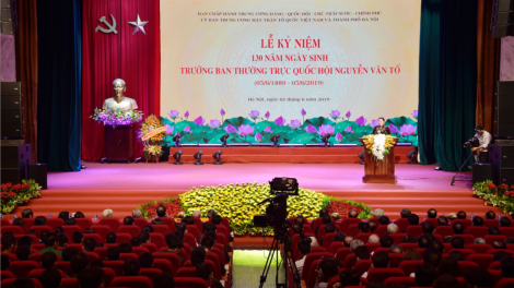 Tơngkah 130 nam ngai deh Kuang atbồ ban Thường trực Quốc hội, bồc ồng Nguyễn Văn Tố