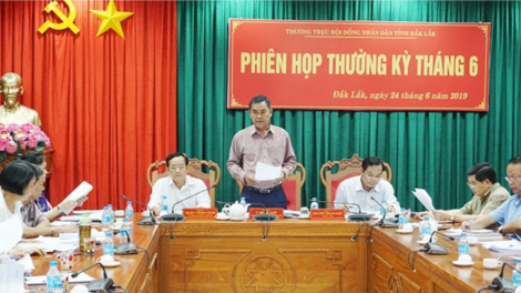 Thường trực HĐND càr Dak Lak pơrjum ờs mờng nhai 6 nam 2019