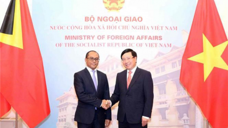 Bộ trưởng Ngoại giao mờ Lơh broă bal lơgar Timor-Leste còp Việt Nam