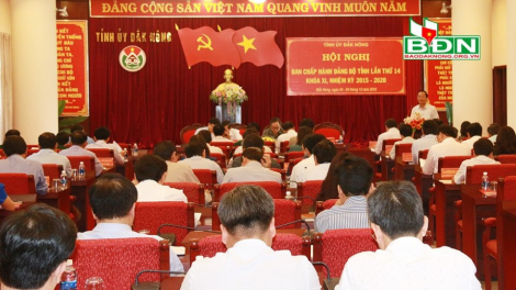 ​Pơrjum Ban Chấp hành Đảng bộ càr Dak Nông ​dơ\ 14
