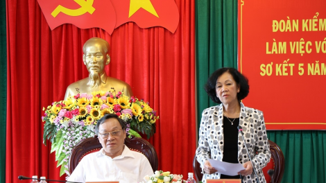 Kuang atbồ Ban dân vận dà lơgar la mò Trương Thị Mai lơh broa\ mờ tỉnh ủy Dak Nông