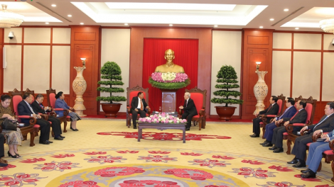 Tổng Bí thư, Chủ tịch lơgar ồng Nguyễn Phú Trọng wă Tổng Bí thư, Chủ tịch lơgar Lào