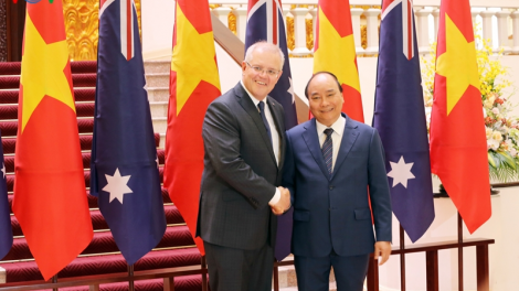 Thủ tướng Nguyễn Xuân Phúc wă mờ cribơyai broă mờ Thủ tướng Australia