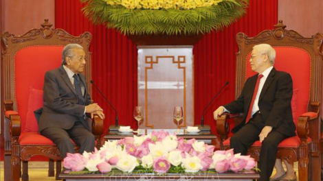 Tổng Bí thư, Chủ tịch lơgar ồng Nguyễn Phú Trọng wă đềt mềr Thủ tướng lơgar Malaysia
