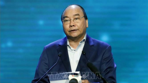 Thủ tướng ồng Nguyễn Xuân Phúc tus bal pơrjum “Gùt lơgar tus bal tài cau rơ[ah”
