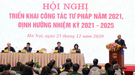 Thủ tướng tus bal pơrjum lam lơh broă lơh tư pháp nam 2021