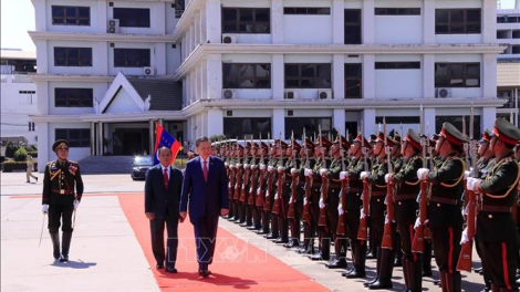Broă lơh bơh Bộ trưởng Bộ Kuang àng ồng Tô Lâm dê tàm Lào