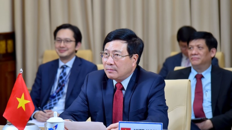 Pơrjum pờ tơn tàm internet bơh kấp Bộ trưởng Ngoại giao bè lơh broă bal dunia dê rcang sơn dră kòp Covid-19