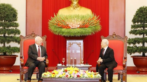 Tổng Bí thư, Chủ tịch lơgar ồng Nguyễn Phú Trọng wă Đại sứ lơgar Nga