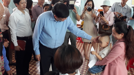 Bộ Y tế mờ ală càr Tây Nguyên lam lơh broă lơh c^t sơnơm vaccine rcang sơn dră kòp bạch hầu