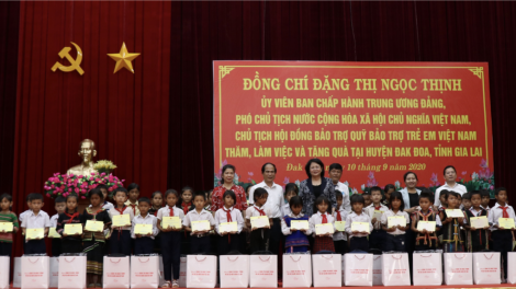 Mò Đặng Thị Ngọc Thịnh Phó Chủ tịch lơgar lơh broă tàm càr Gia Lai