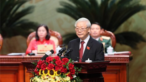 Tổng Bí thư, Chủ tịch lơgar tus bal đơng lam Pơrjum dờng cau ala mat Đảng bộ [òn dờng Hà Nội