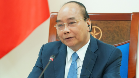 Ồng Nguyễn Xuân Phúc Thủ tướng Chính phủ tìp mat cribơyai broă mờ Thủ tướng Campuchia