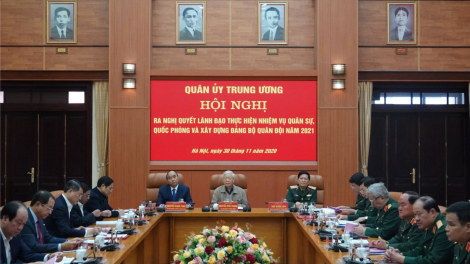 Ồng Nguyễn Phú Trọng Tổng Bí thư, Chủ tịch lơgar tus bal Pơrjum Quân ủy dà lơgar