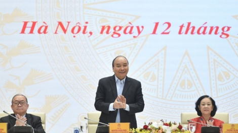 Ồng Nguyễn Xuân Phúc Thủ tướng Chính phủ đơs ngan gơ noar broă dờng màng bơh cau lơh broă sa dê